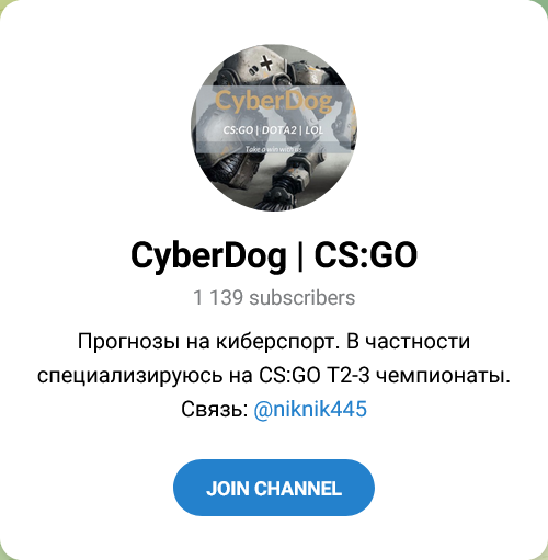 CyberDog Канал в Телеграмм