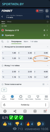 Обзор ТГ-канала SPORTWIN.BY