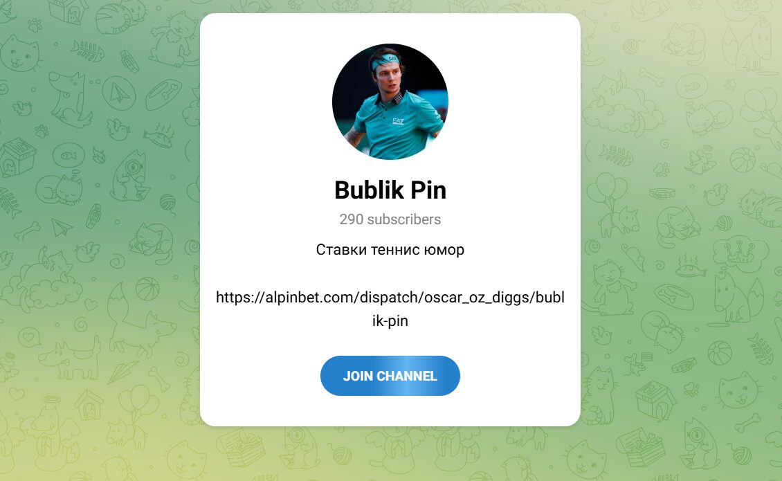 ТГ-канал Bublik Pin