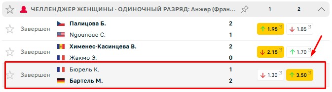 Победа подающего в гейме