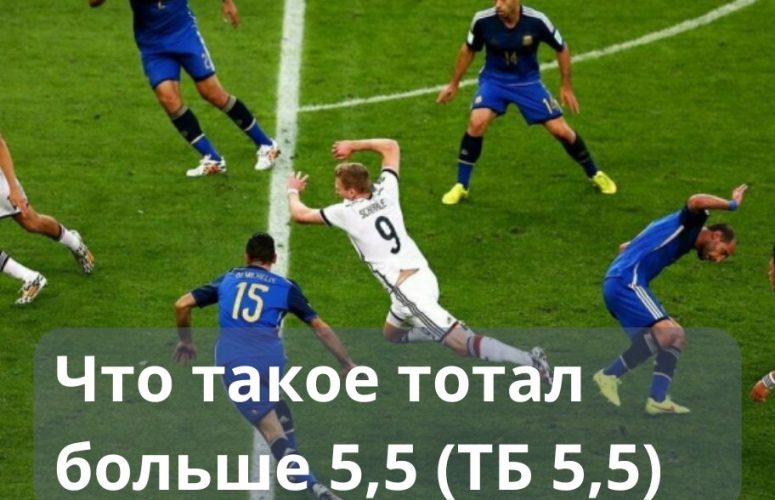 Что означает тотал больше 5 5