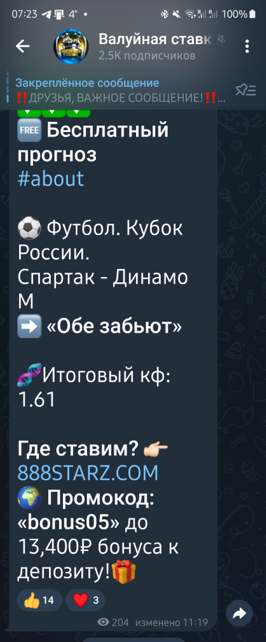 Активность канала Валуйная ставкаАндрей Земский