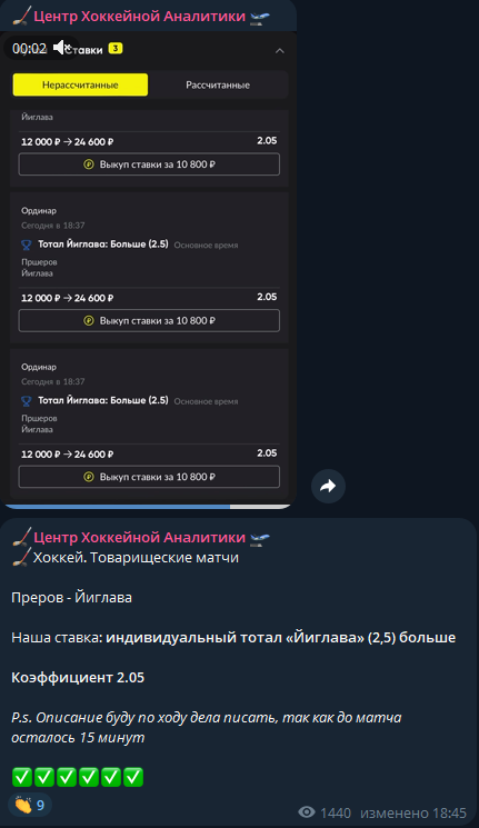 Центр Хоккейной Аналитики статистика