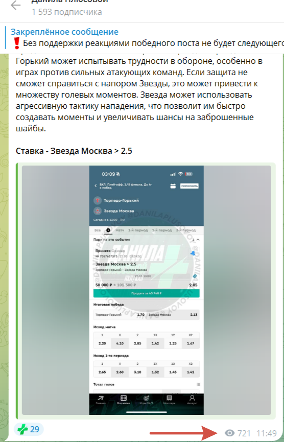 Данила Плюсовой Пост в Телеграмм