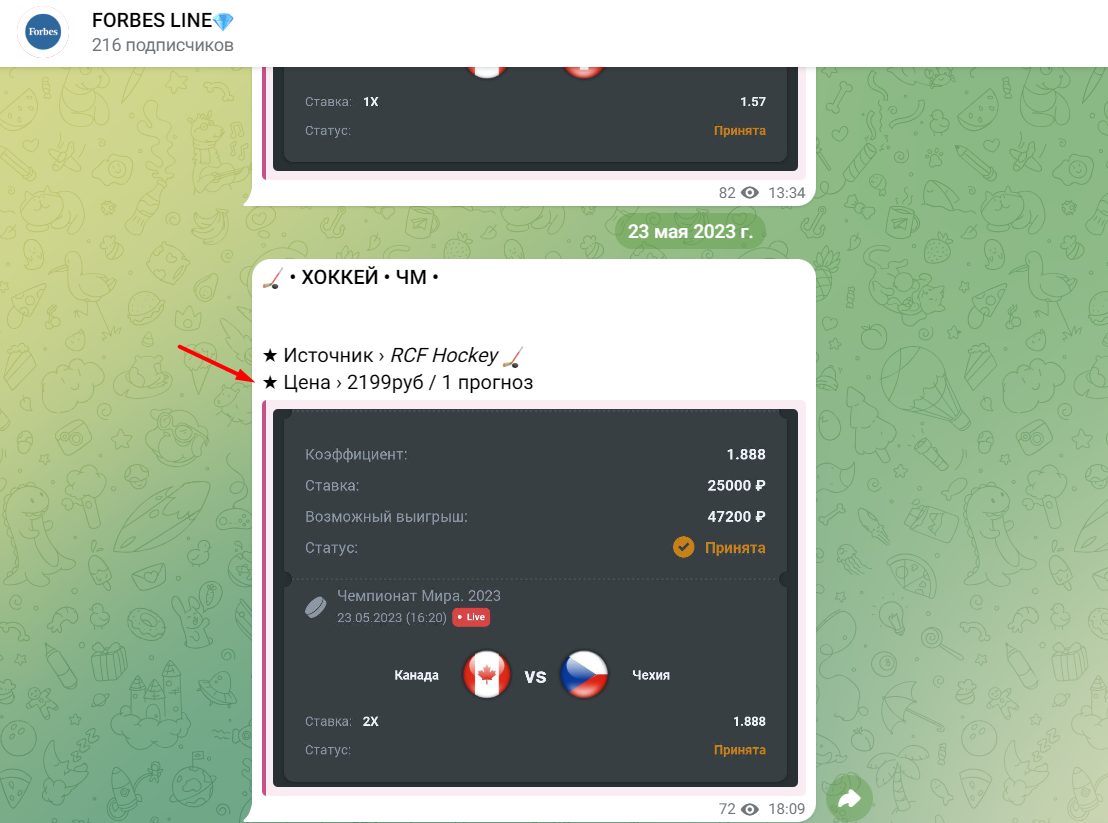 FORBES LINE прогнозы на спорт