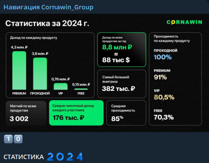 Отчет каппера за 2024 год