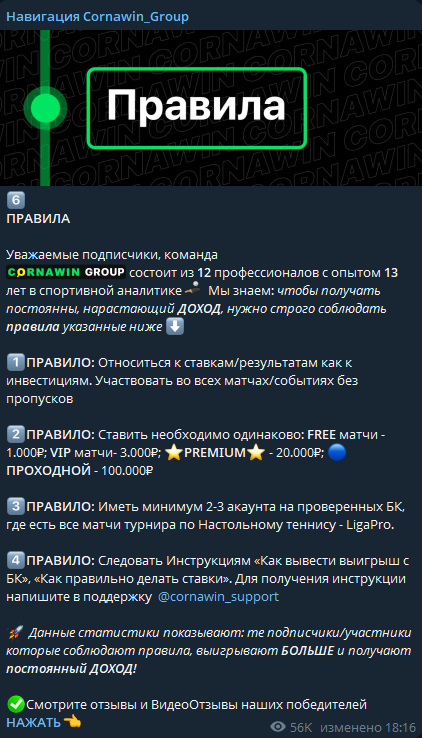 Правила сотрудничества