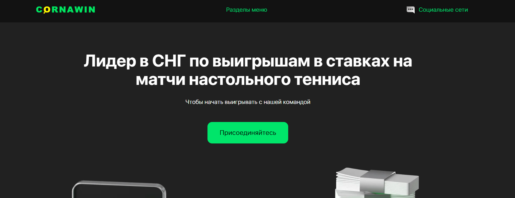 Обзор официального сайта cornawin.com